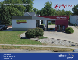 Jiffy Lube 640 N Wayne St Angola, IN