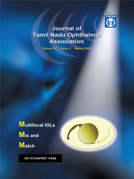 Multifocal Iols Mix and Match