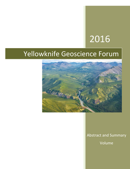 Yellowknife Geoscience Forum
