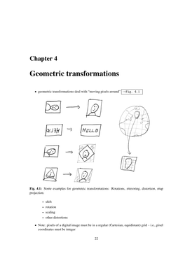 Geometric Transformations