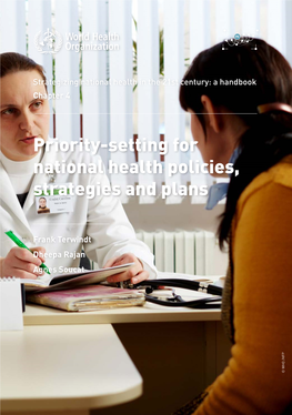 Priority-Setting for National Health Policies, Strategies and Plans