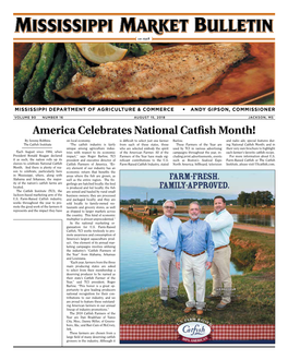 America Celebrates National Catfish Month! by Jeremy Robbins on Local Economy