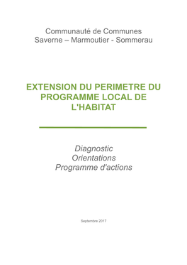 PLH Extension CC Marmoutier-Sommerau