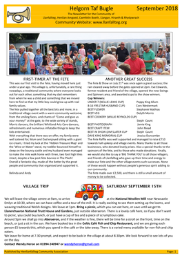 Helgorn Taf Bugle September 2018