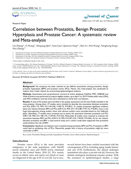 A Systematic Review and Meta-Analysis Lei Zhang1*, Yi Wang1*, Zhiqiang Qin2*, Xian Gao3, Qianwei Xing4, Ran Li1, Wei Wang1, Ninghong Song1, Wei Zhang1