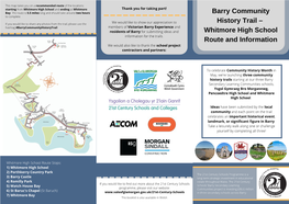 Barry Community History Map Whitmore High School Route And