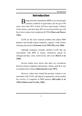 Benign Prostatic Hyperplasia DEFINITION OF