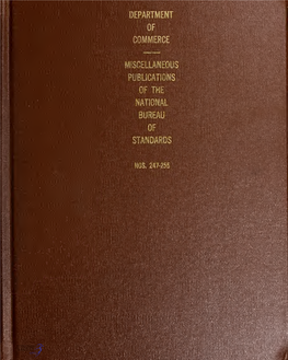 Weights and Measures Standards of the United States