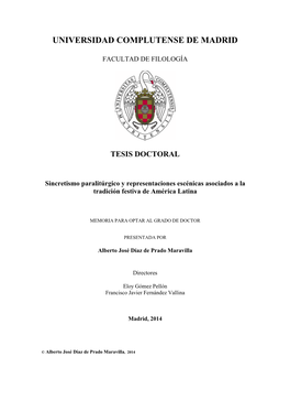 Tesis Doctoral, 12-10-2014