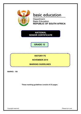 National Senior Certificate Grade 12