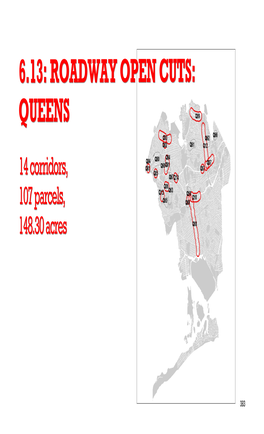 Roadway Open Cuts: Queens