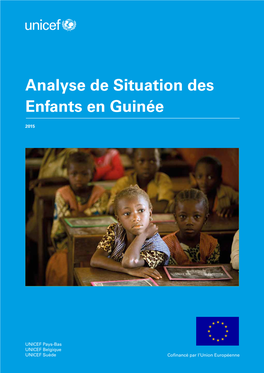 Analyse De Situation Des Enfants En Guinée