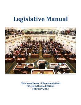 Legislative Manual