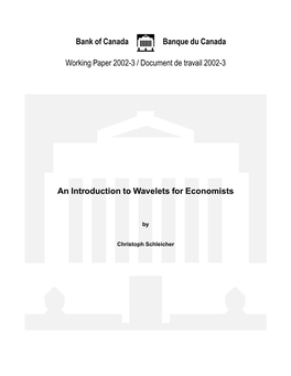 An Introduction to Wavelets for Economists