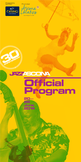 Official Program 20— 28 June 2 014 20 21 22