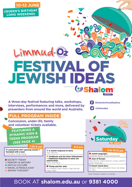 Festival of Jewish Ideas