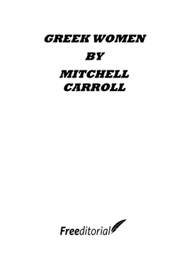 Greek Women by Mitchell Carroll