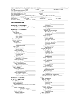 Midwater Data Sheet