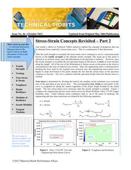 Stress-Strain Concepts Revisited-Part 2-Issue 46-October 2012