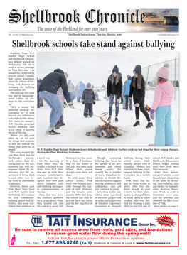 Shellbrook Schools Take Stand Against Bullying