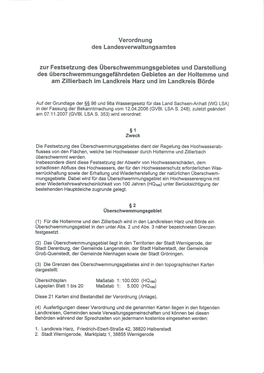 Holtemme Und Am Zillierbach Im Landkreis Harz Und Im Landkreis Börde