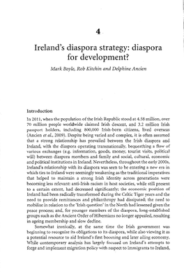 Ireland's Diaspora Strategy: Diaspora for Development?