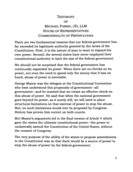 There Are Two Fundamental Reasons That Our Federal Government Has Far Exceeded Its Legitimate Authority Granted by the Terms of the Constitution