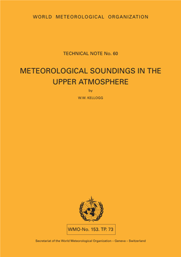 Methods of Oabservation at Sea Meteorological Soundings in The