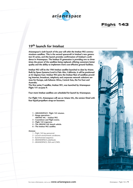 Arianespace Launchkit Intelsat-902