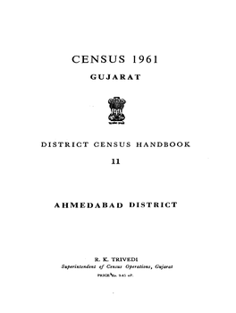 District Census Handbook, 11 Ahmedabad