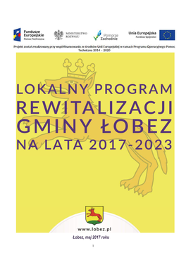 Lokalny Program Rewitalizacji Gminy Łobez Na Lata 2017-2023