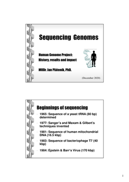Sequencing Genomes