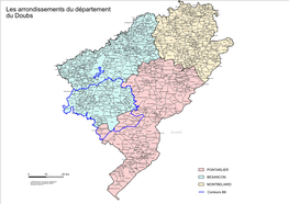 Les Arrondissements Du Département Du Doubs
