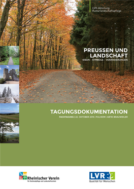 Preussen Und Landschaft Tagungsdokumentation