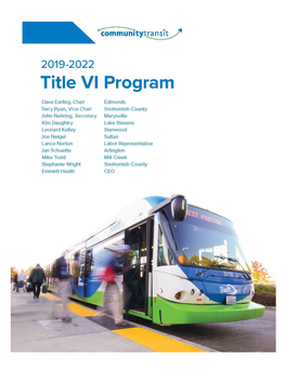 Title VI Program 2019-2022