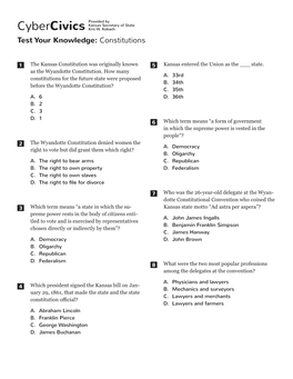 Constitutions