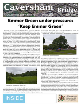 INSIDE Emmer Green Under Pressure: 'Keep Emmer Green'