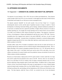 Canada's Oil Sands and Heavy Oil Deposits