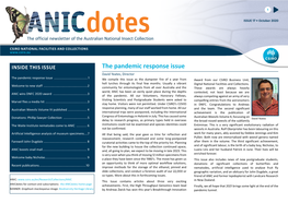 Anicdotes • ISSUE 17 October 2020