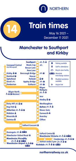 Manchester to Southport and Kirkby