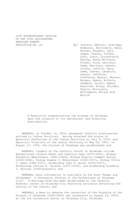 Enrolled Senate Resolution No
