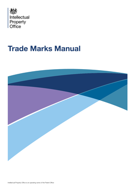 Trade Marks Manual