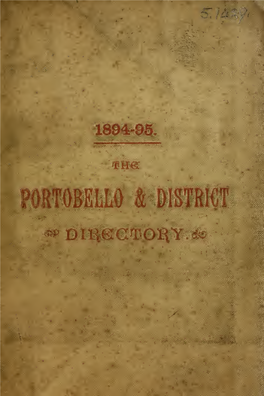 The Portobello & District Directory