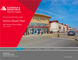 Stone Road Mall 435 Stone Road West Guelph, Ontario