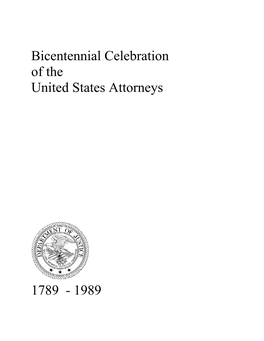 History of the U.S. Attorneys