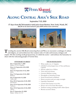 Along Central Asia's Silk Road