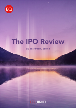 The IPO Review EQ Boardroom, Equiniti the IPO REVIEW