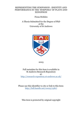 Fiona Hobden Phd Thesis