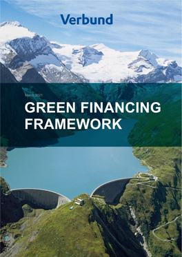 GREEN FINANCING FRAMEWORK Green Financing Framework