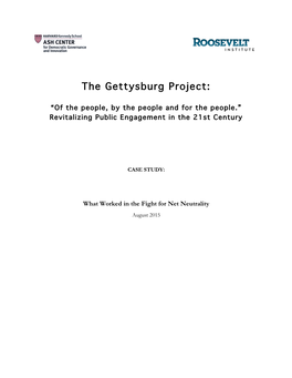 The Gettysburg Project